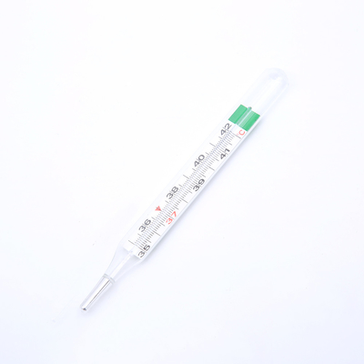 High accuracy glass clinical mercury free gallium thermometer used for home hospita